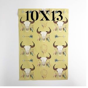 50 Pack | Boho Skull Designer Poly Mailers